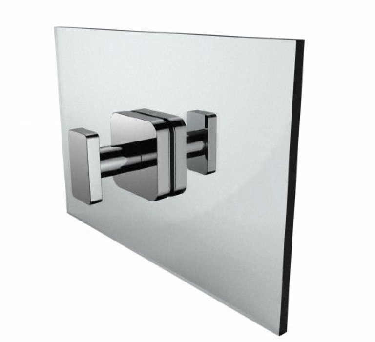 Milan Double Shower Door Handle Knob