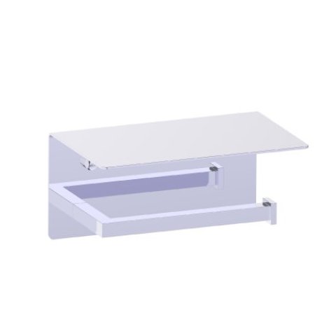 266 Series Toilet Paper Holder with Shelf in 