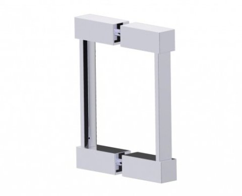 Lisbon Double Shower/Glass Door Handle 6" in 