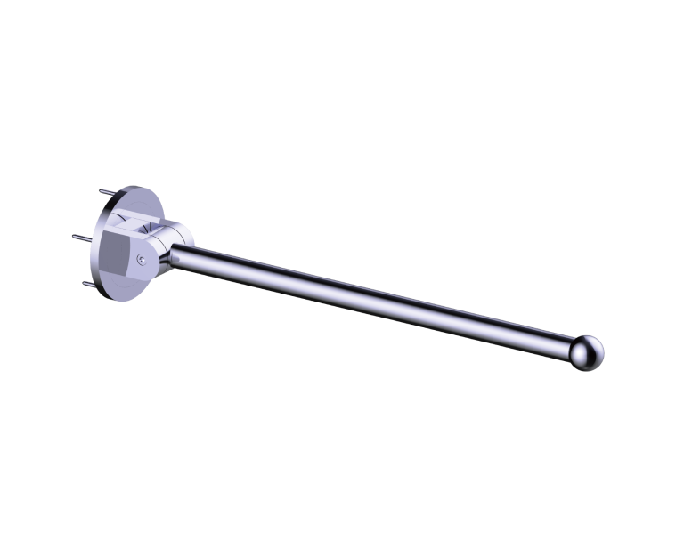 Recessed Grab Rails Friction Hinged Grab Rail- Round Concealed | Kartners Bathroom Accessories