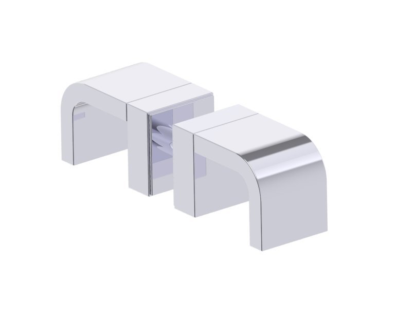 Cologne Double Shower Door Handle Knob