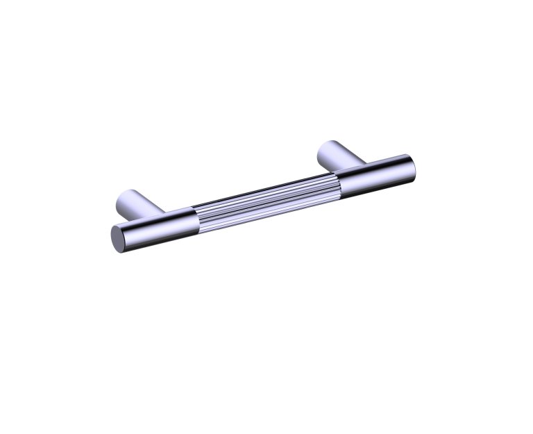 Straight Knurled Cabinet Pulls in