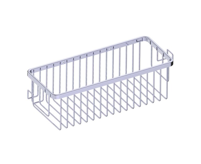 Single Wire Basket With Hooks in