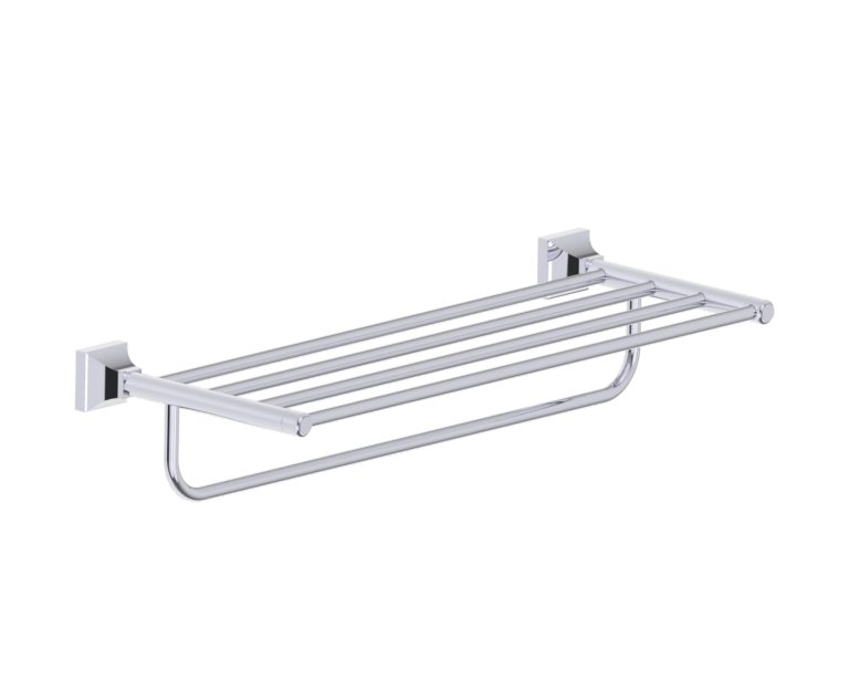 Glasgow Towel Shelf w/Towel Bar in