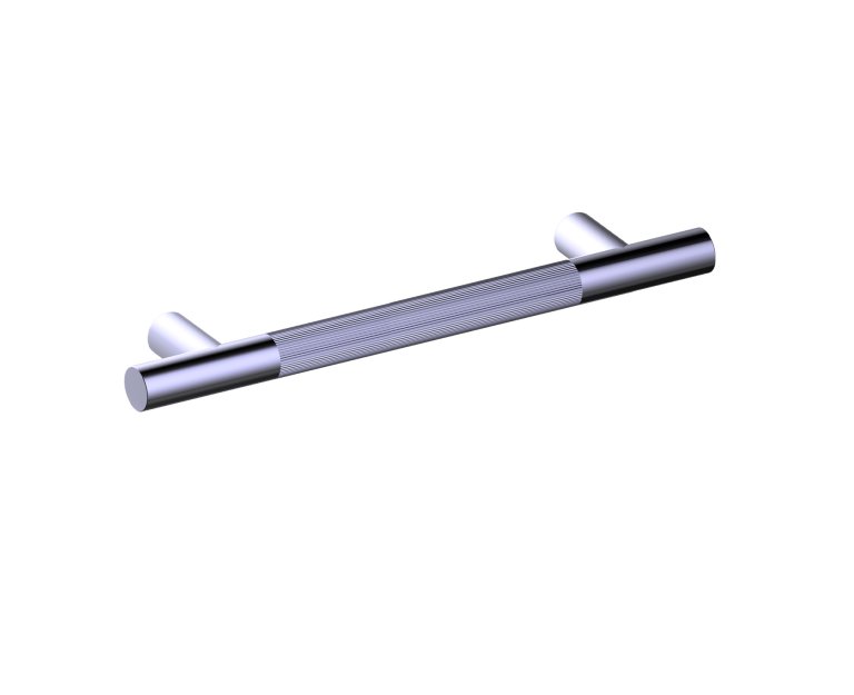 Straight Knurled Grab Bars Kartners Bathroom Accessories