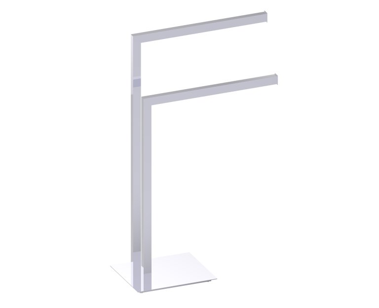 Free Standing Double Towel Rail- Square