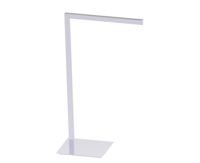 Free Standing Single Towel Rail - Square