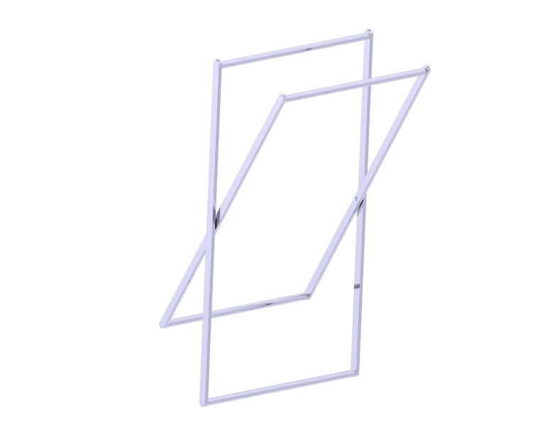 X Free standing Towel Rail in