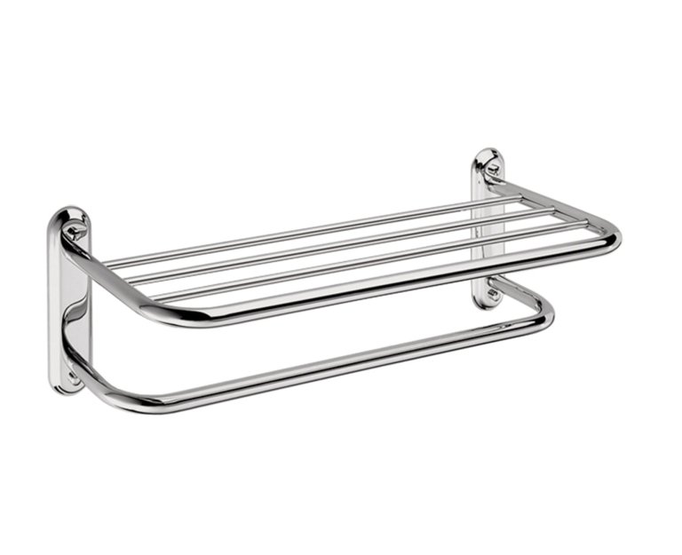 Hotel Two Tier Towel Rack 25" in