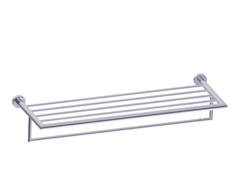 Oslo Towel Shelf w/Towel Bar 24"