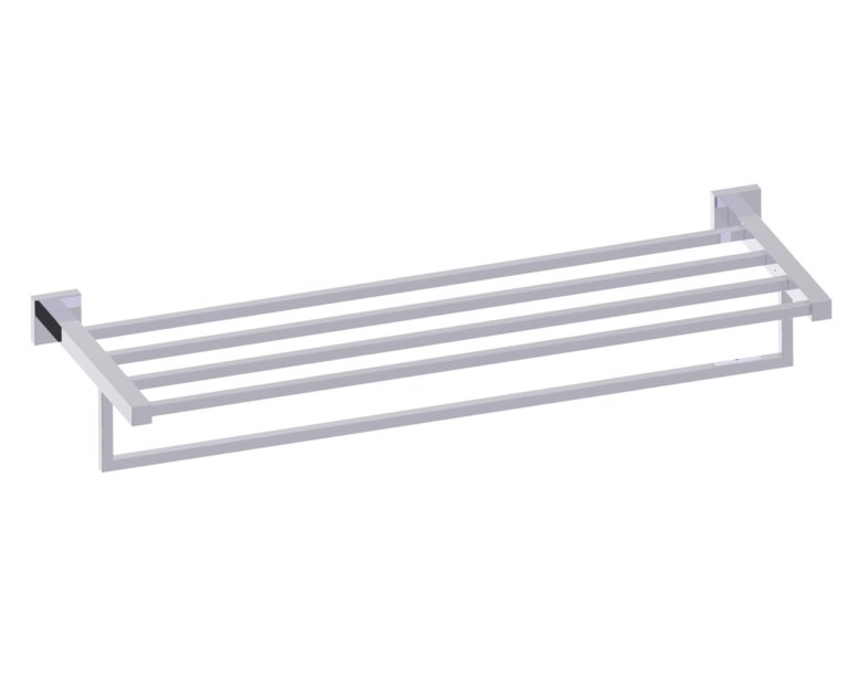 London Towel Shelf w/ Towel Bar 24" in