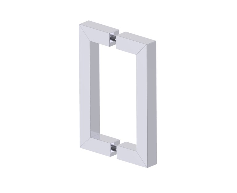 London Double Shower Door Handles in