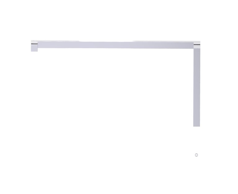 London Offset Shower Door Handles in
