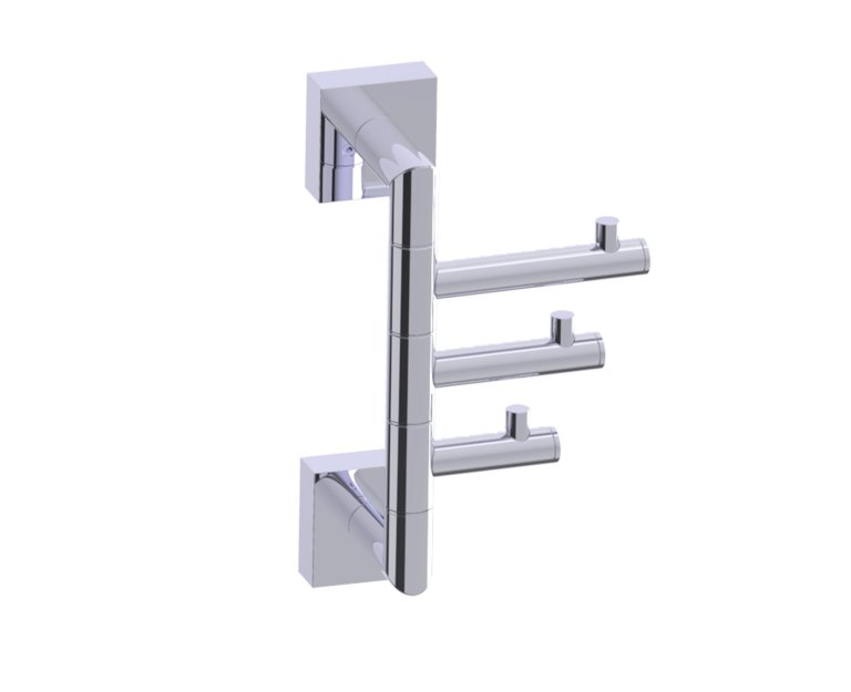 Madrid Triple Robe Hook - Swivel in