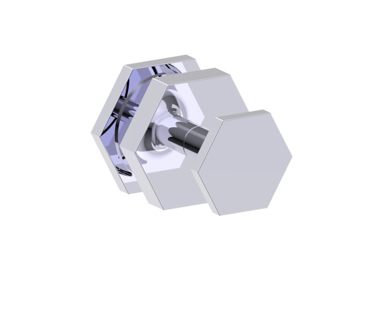 Pisa Single Shower Door Knob