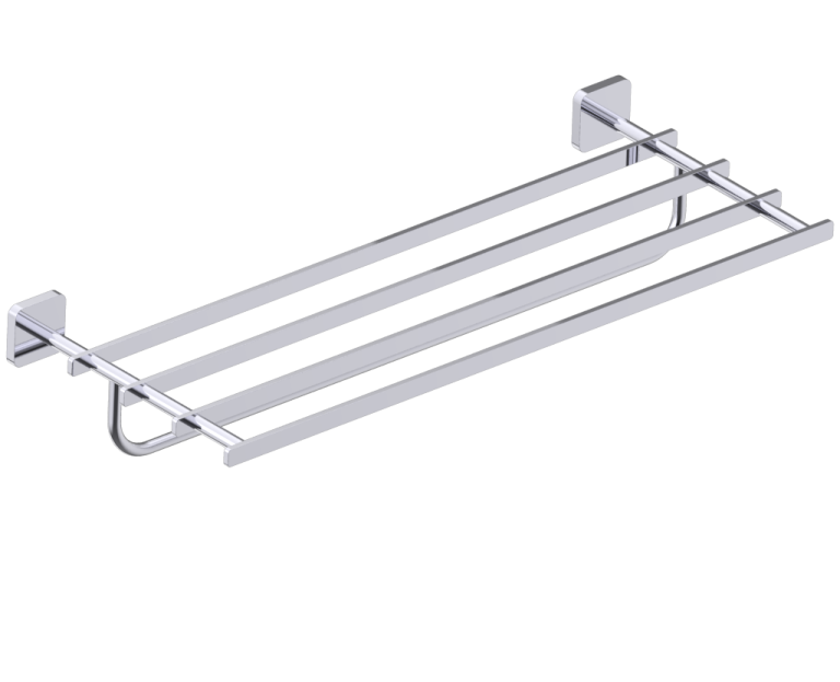 Milan Towel Shelf w/Towel Bar 24" in