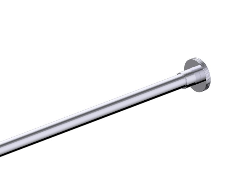 Circo Knurled Straight Shower Rods 5'/6'