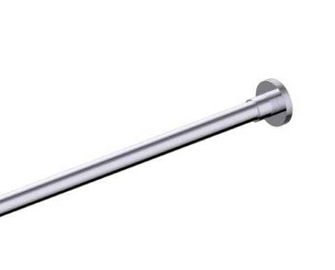 Circo Knurled Straight Shower Rods 5'/6' in 