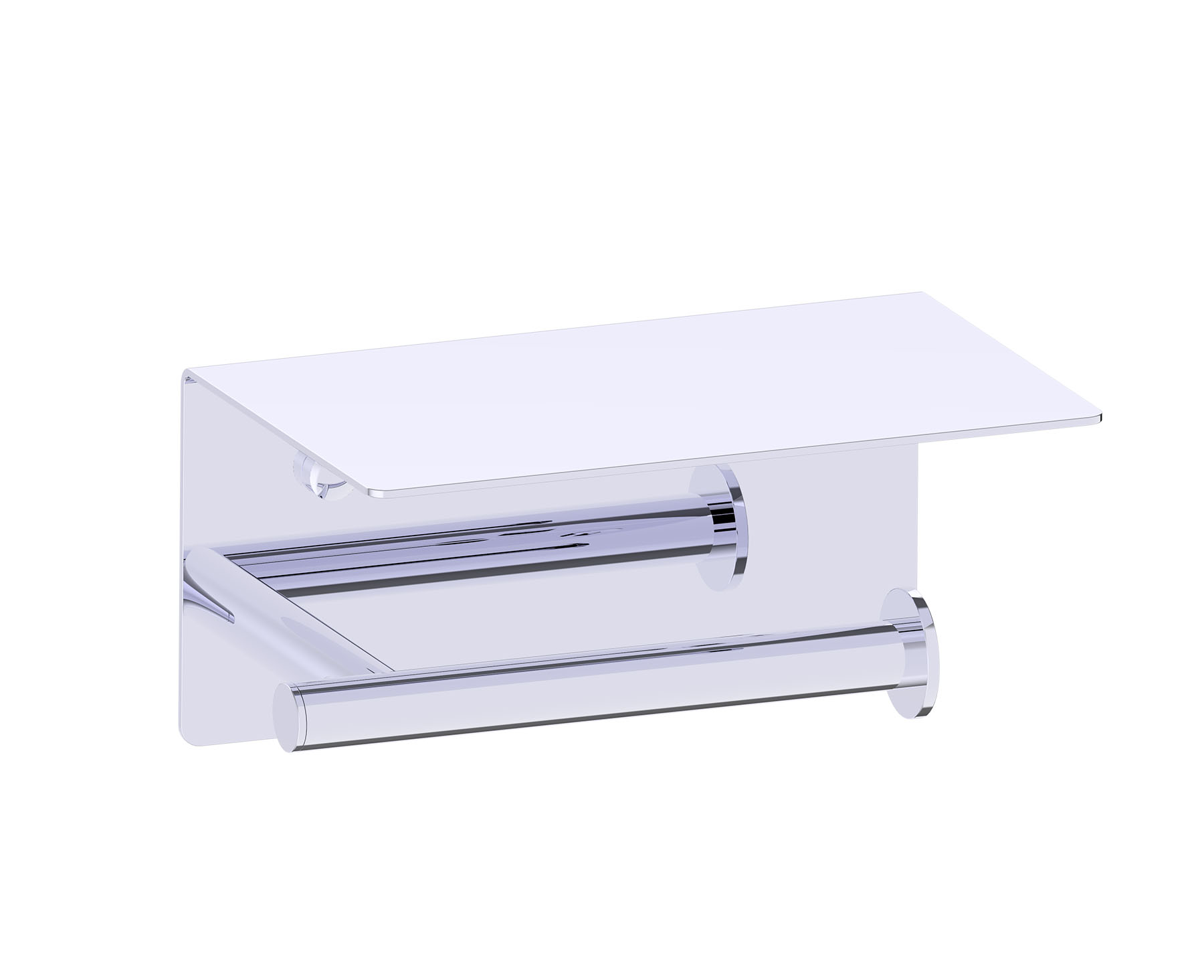 353 Series Toilet Paper Holder with Shelf in Matte Black (48)
