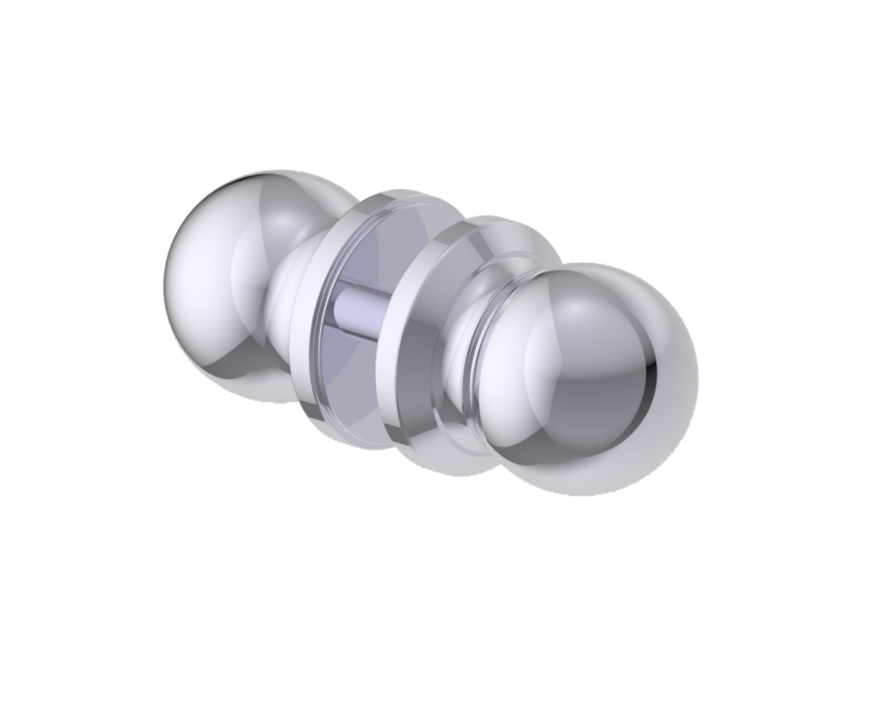 Florence Double Shower Door Handle Knob in 