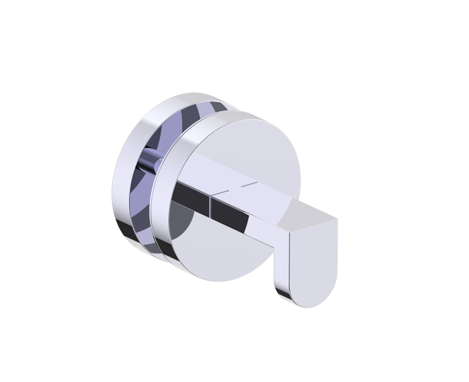 Frankfurt Single Shower Door Handle Knob in 