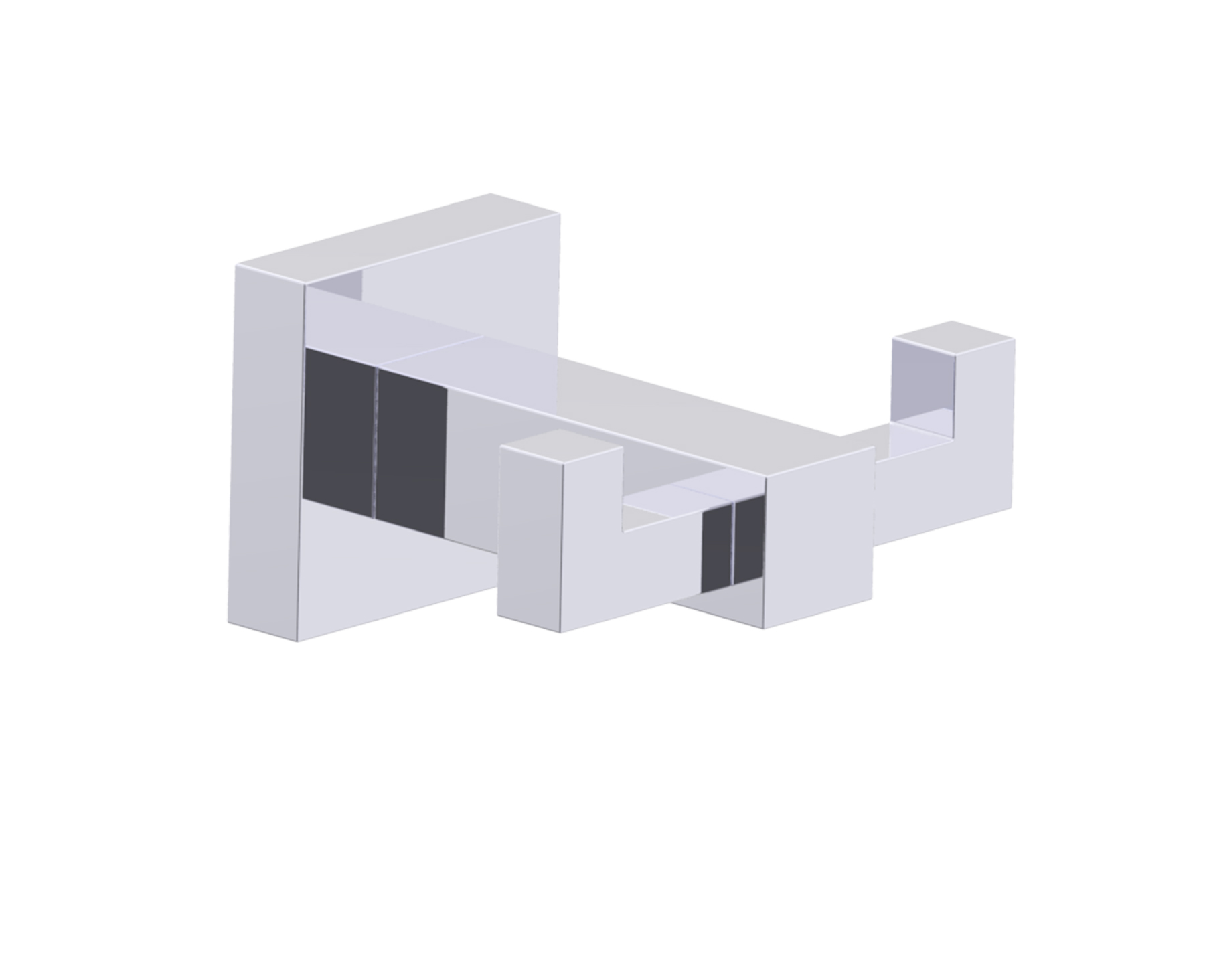 London Double Prong Robe Hook in 