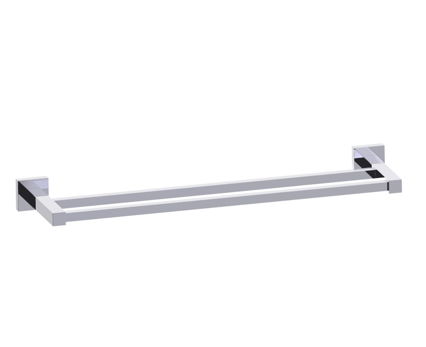 London Double Towel Bars in 