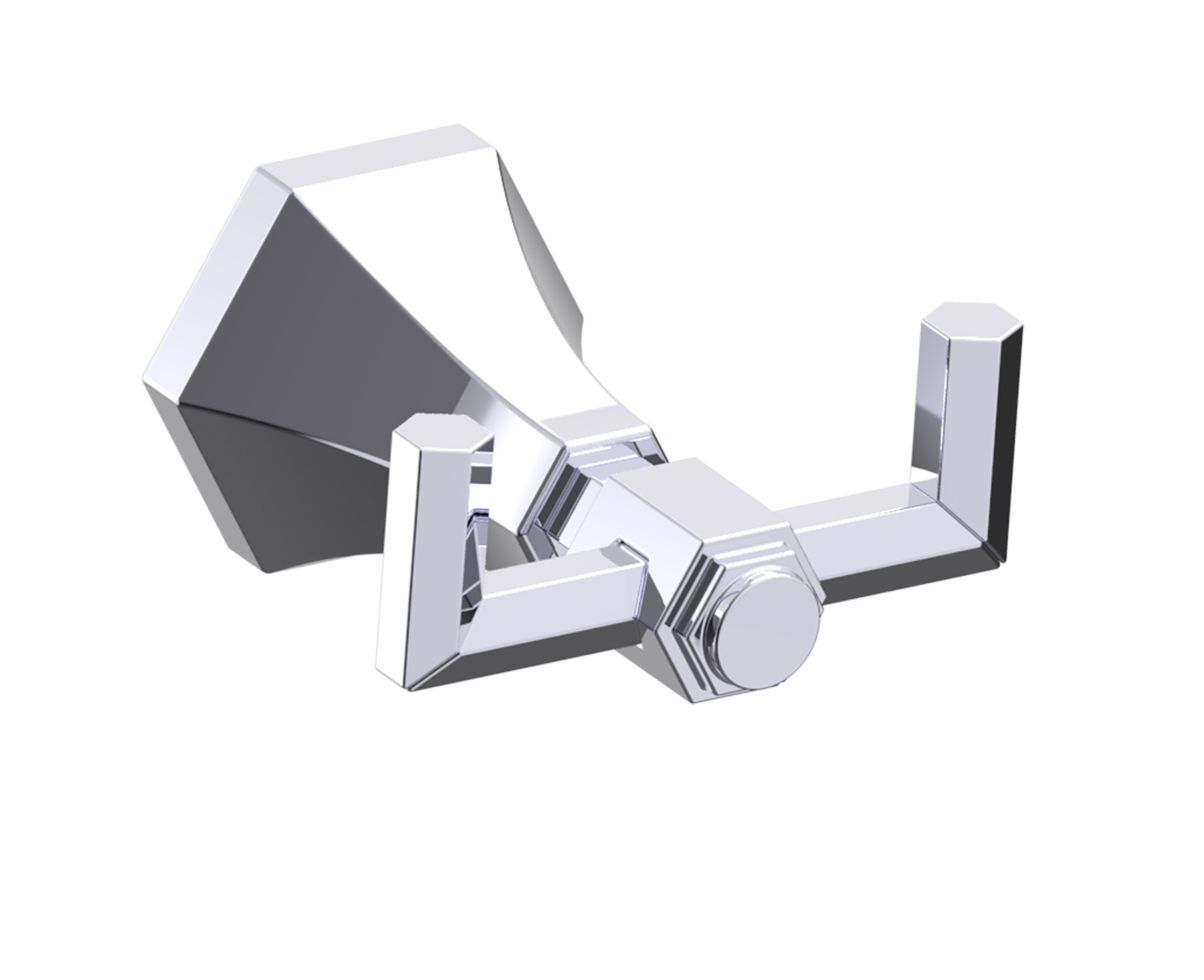 Pisa Double Robe Hook in 