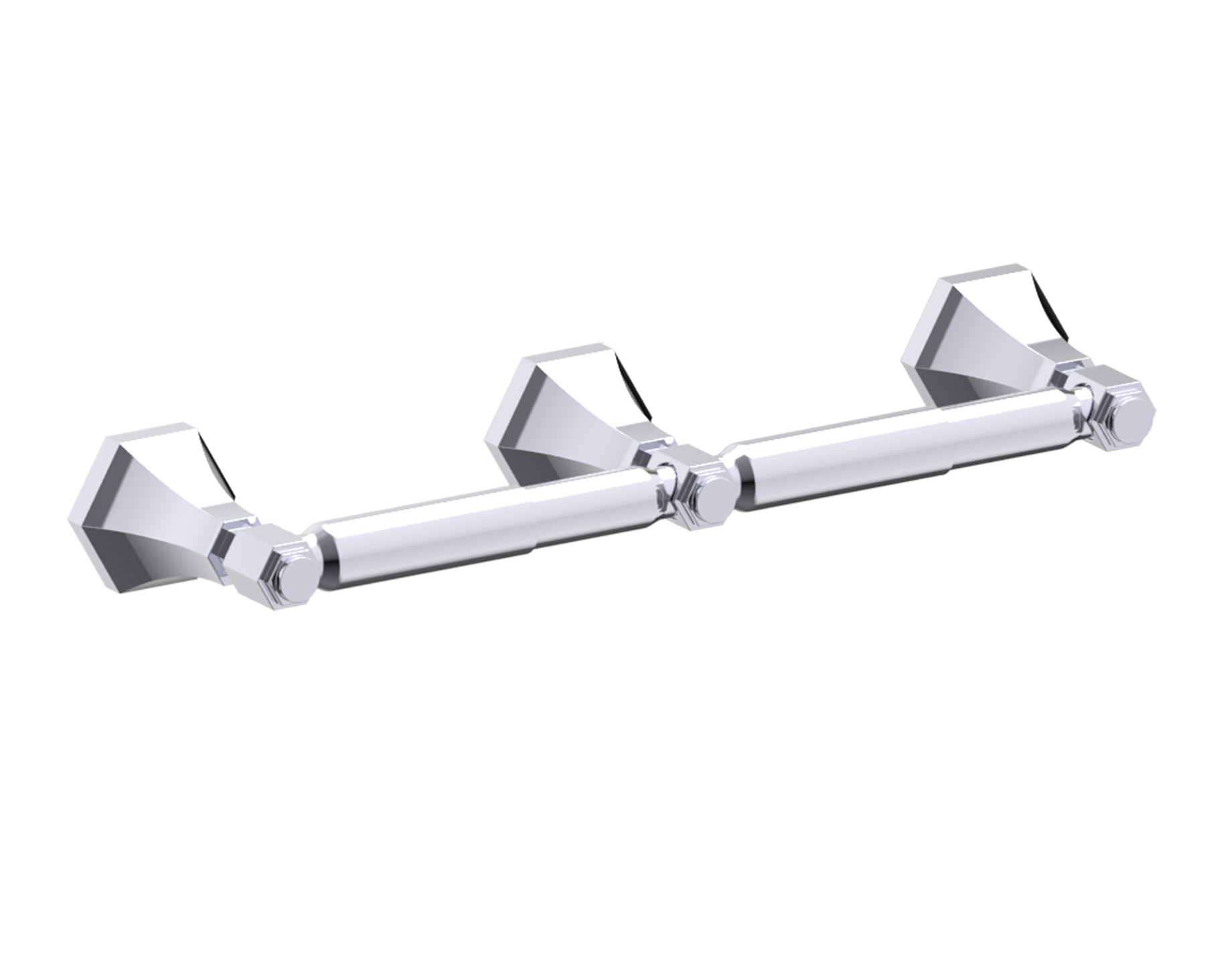 Pisa Double Toilet Paper Holder in 
