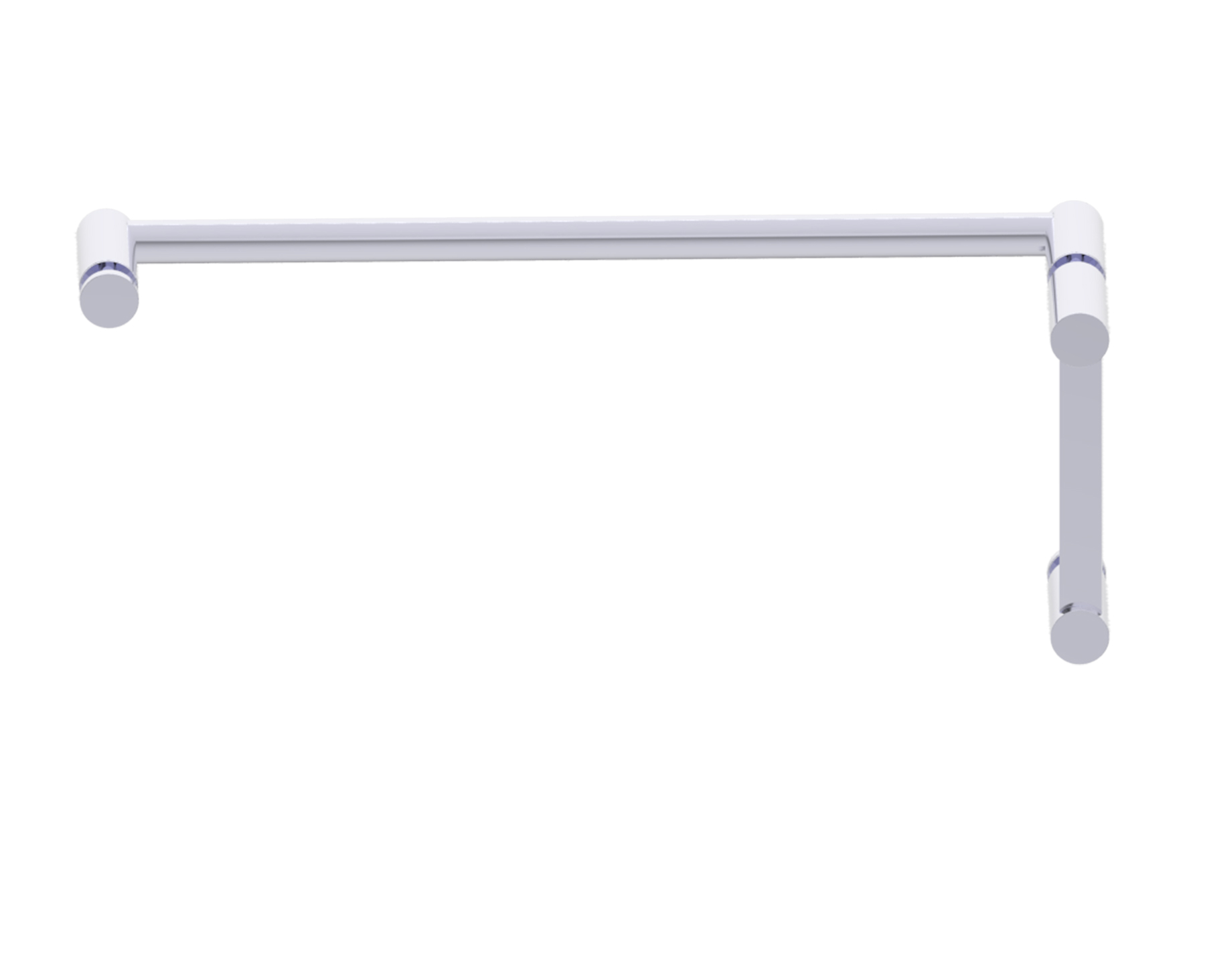 Porto Offset Shower Door Handles in 
