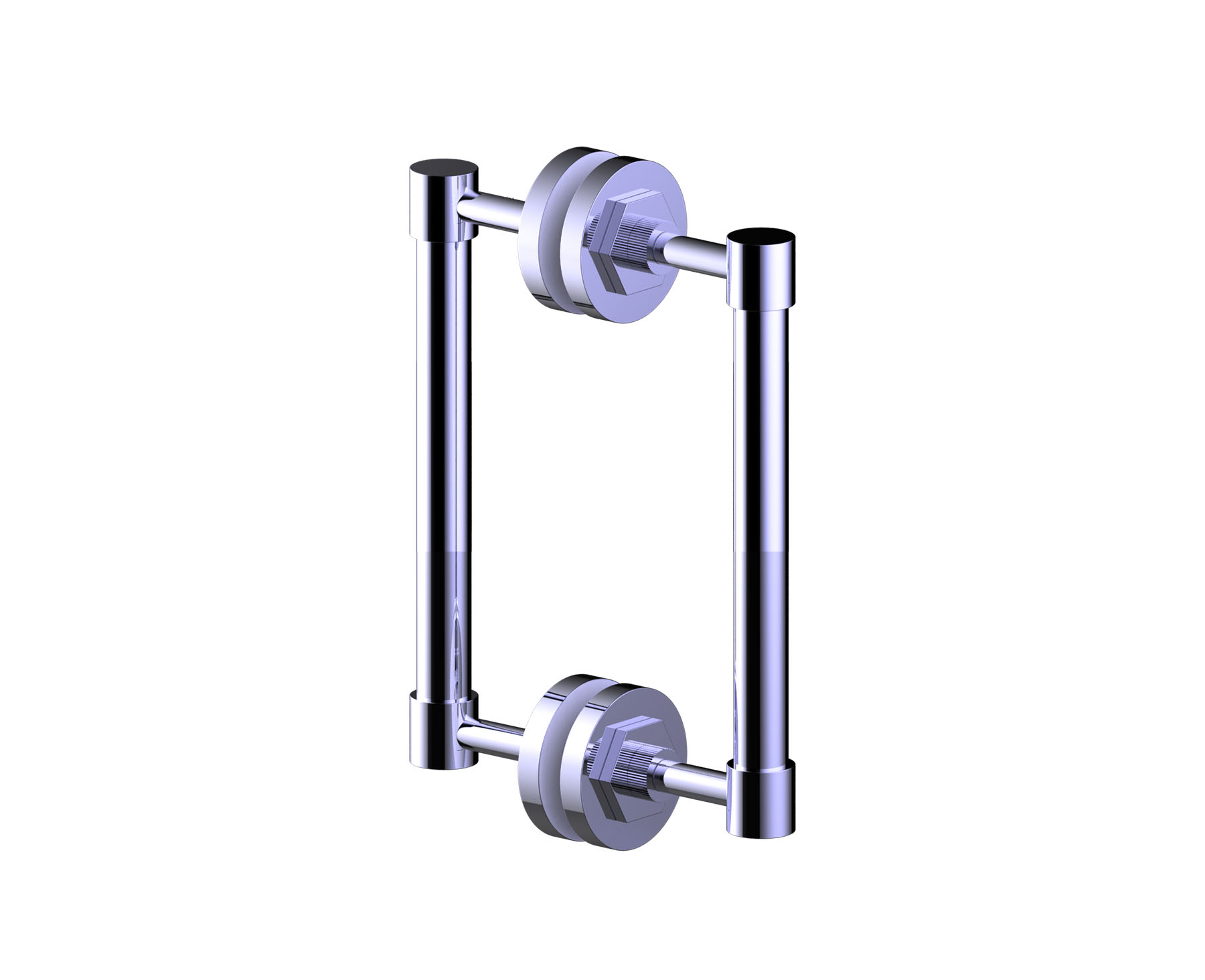 Windsor Double Shower Door Handles in 