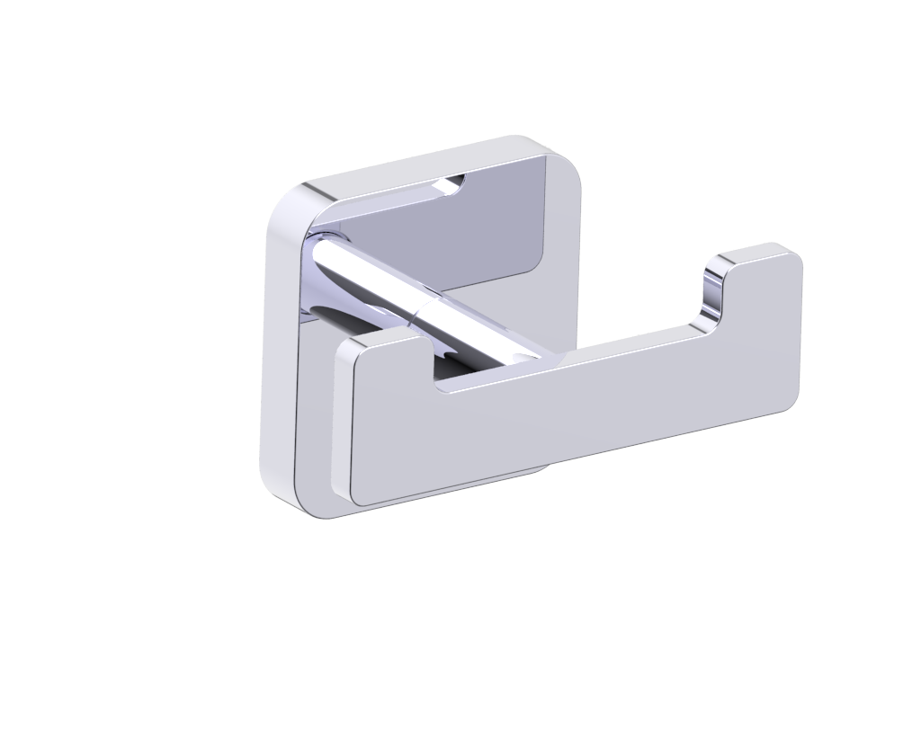Milan Double Robe Hook in 