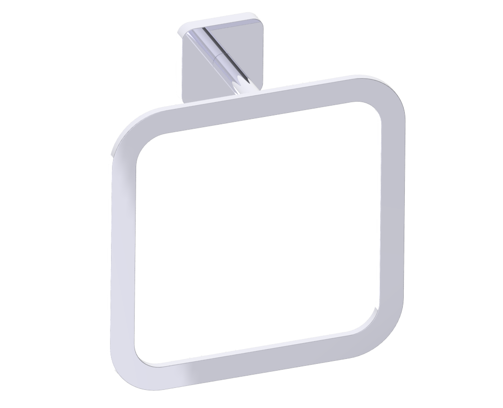 Milan Towel Ring - Square in 