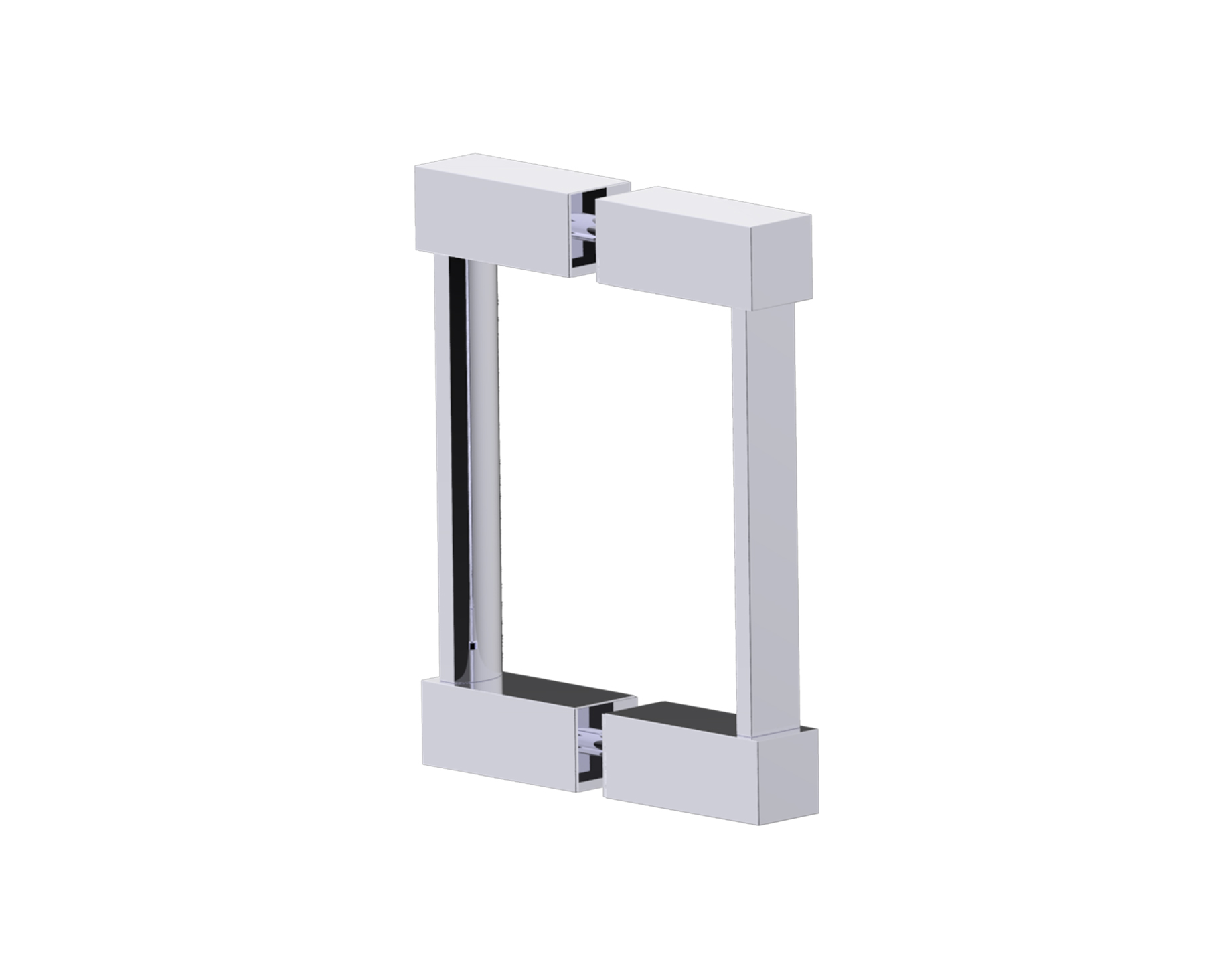 Lisbon Double Shower Door Handles in 